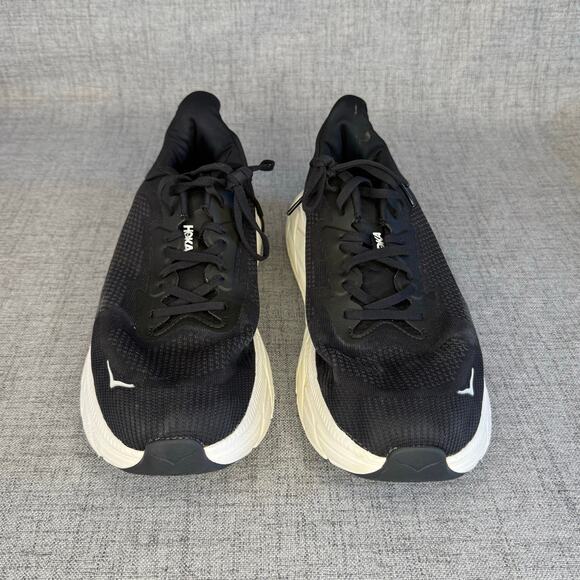HOKA Arahi 7 Wide Black White Mens Running Shoes Size 12.5 2E 1147870-BWHT main image 6